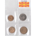 Macedonia serie composta da 4 monete BB+